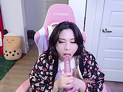 Asian Waifu Sucks Your Cock And Counts Down For Your Cum  (joi)