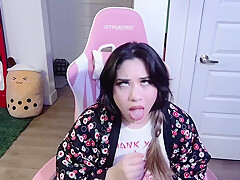 Asian Waifu Sucks Your Cock And Counts Down For Your Cum  (joi)