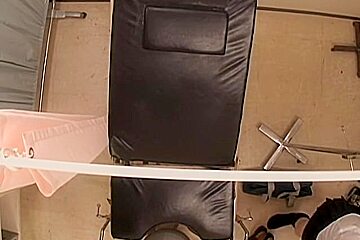 Asian brunette gets her vagina inspected by her gynecologist