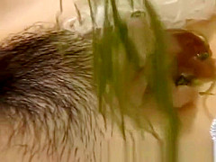Asian hoe gets hairy beaver fingered