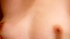 Asian hottie in lingerie cumshot