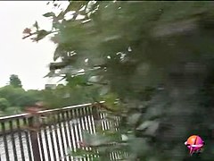 Asian milf felt what is no panties sharking on her twat