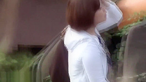 Asian skank caught peeing