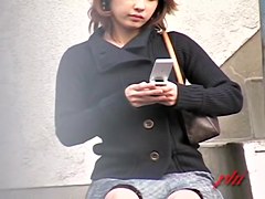 Attractive oriental hottie gets really surprised while being involved in sharking