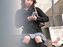 Attractive oriental hottie gets really surprised while being involved in sharking