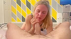 Ava Grey Sloppy Blowjob