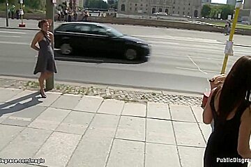 Babe Walked In Public With Vibrator With Tommy Pistol