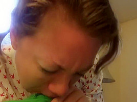 Baby Girl Swallows Step daddy's Cum For Breakfast
