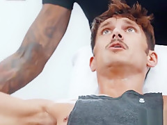 Bbc gym instructor fucks his white gay customer