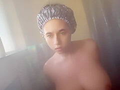 Bbw Taking A Shower