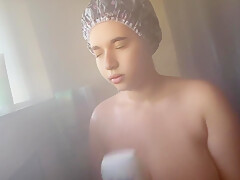 Bbw Taking A Shower
