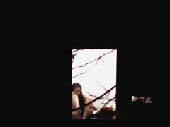 Beautiful Chinese girl exposes her body through the window