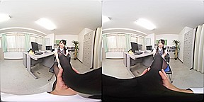 Beautiful Pantyhose: OL Edition - Japanese Secretary Pantyhose Stocking Footjob VR