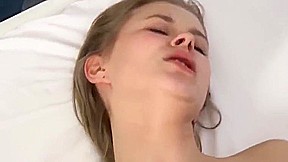 Beautiful Step sister sits on a Step brother huge white cock !!