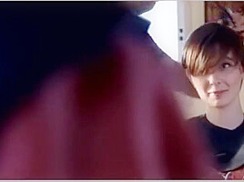 Beauty girl pixie cut
