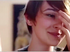 Beauty girl pixie cut