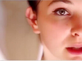 Beauty girl pixie cut