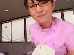 Best Japanese girl Kami Kimura in Amazing POV, Nurse JAV video