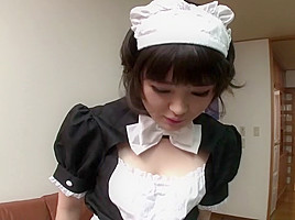 Best Japanese model in Hottest Toys, Maid JAV clip