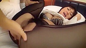 Best Japanese whore Maria Eriyori, Ann Yabuki, Yui Uehara in Amazing Stockings JAV clip