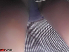 Best upskirt video of a skinny ass bimbo with a thong