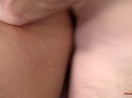 Big Naturals - Brunette With Receives Cunnilingus Before She