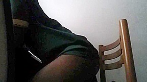 Big booty fuck by a cucumber
