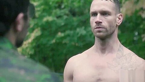 Big dicked Kit Cohen plows hot military twink Ryan Bones