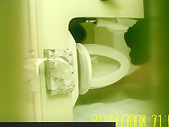 Blond Caught Peeing