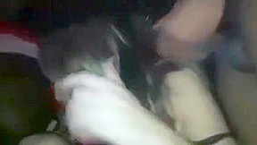 Blond slutwife attends gangbang party