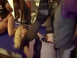 Blonde Milf Black Cock Gangbanged
