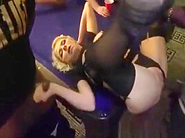 Blonde Milf Black Cock Gangbanged