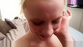 Blonde Teenage Step Daughter Bailey Brooke Fucked POV And Facial Cumshot