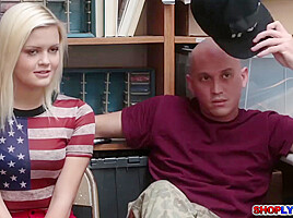 Blonde Thief Fucked Infront Of Bf - Madison Hart