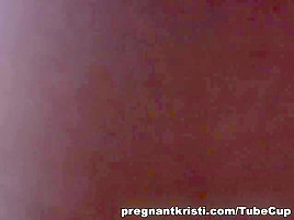 Blonde pregnant slut get banged hard reverse cowgirl style