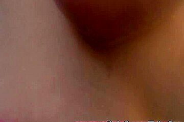 Blonde pregnant slut masturbating with tiny vibrator
