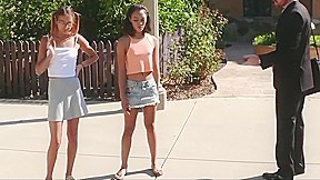 Blonde teen 18+ with glasses and small tits mastubiert