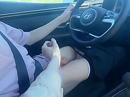 Blowing The Driver During Long Ride