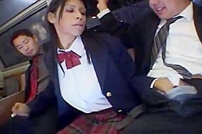 Blowjob on bus