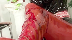 Bondaged And Covered In Food