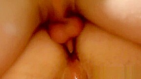 Bottom twink cummed all over his lover from the excitement