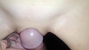 Boyfriend rubs My Pink Pussy to Ride his Cock 1