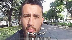 Brazilian hunk sucking uncut cock pov blowjob-LECHELATINO COM