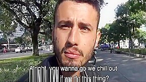 Brazilian hunk sucking uncut cock pov blowjob-LECHELATINO COM