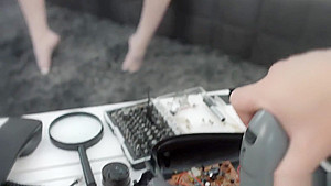 Brian Is Busy Fixing The Phone, But Shakila Won't Let Him