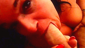 British Gilf Loves Sucking and Gagging on a Big Cock
