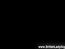 British lady gets interracial facial