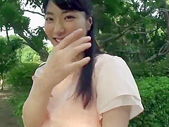 Brunette Asian teen 18+ With Big Ass In Pussy Fuck Action