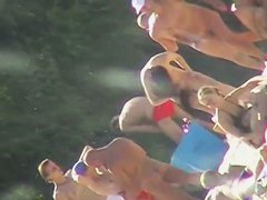 Brunette teen 18+ beach nudist clip