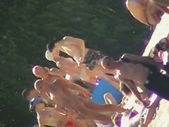 Brunette teen 18+ beach nudist clip